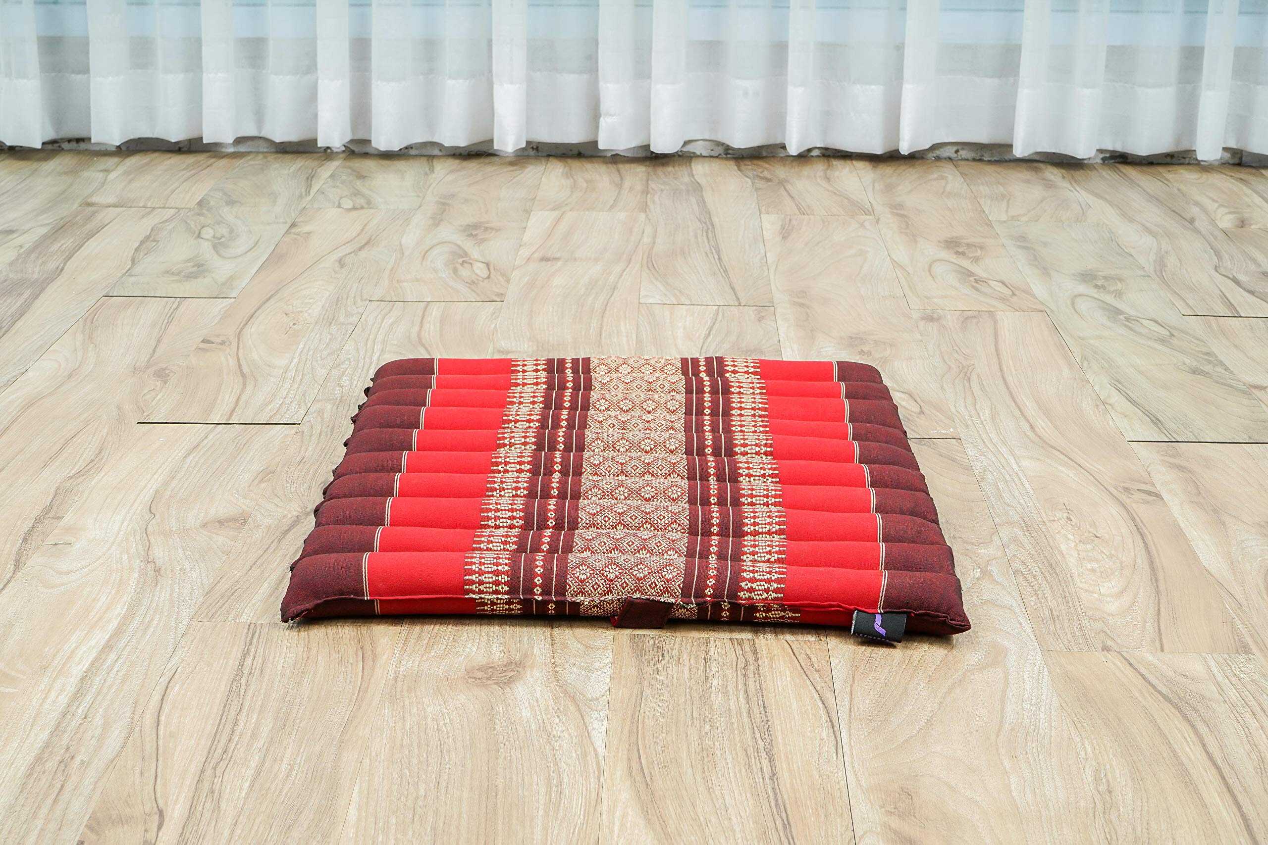Set de Cojín de Meditación Leewadee - 1 -Rojo - Imagen 10