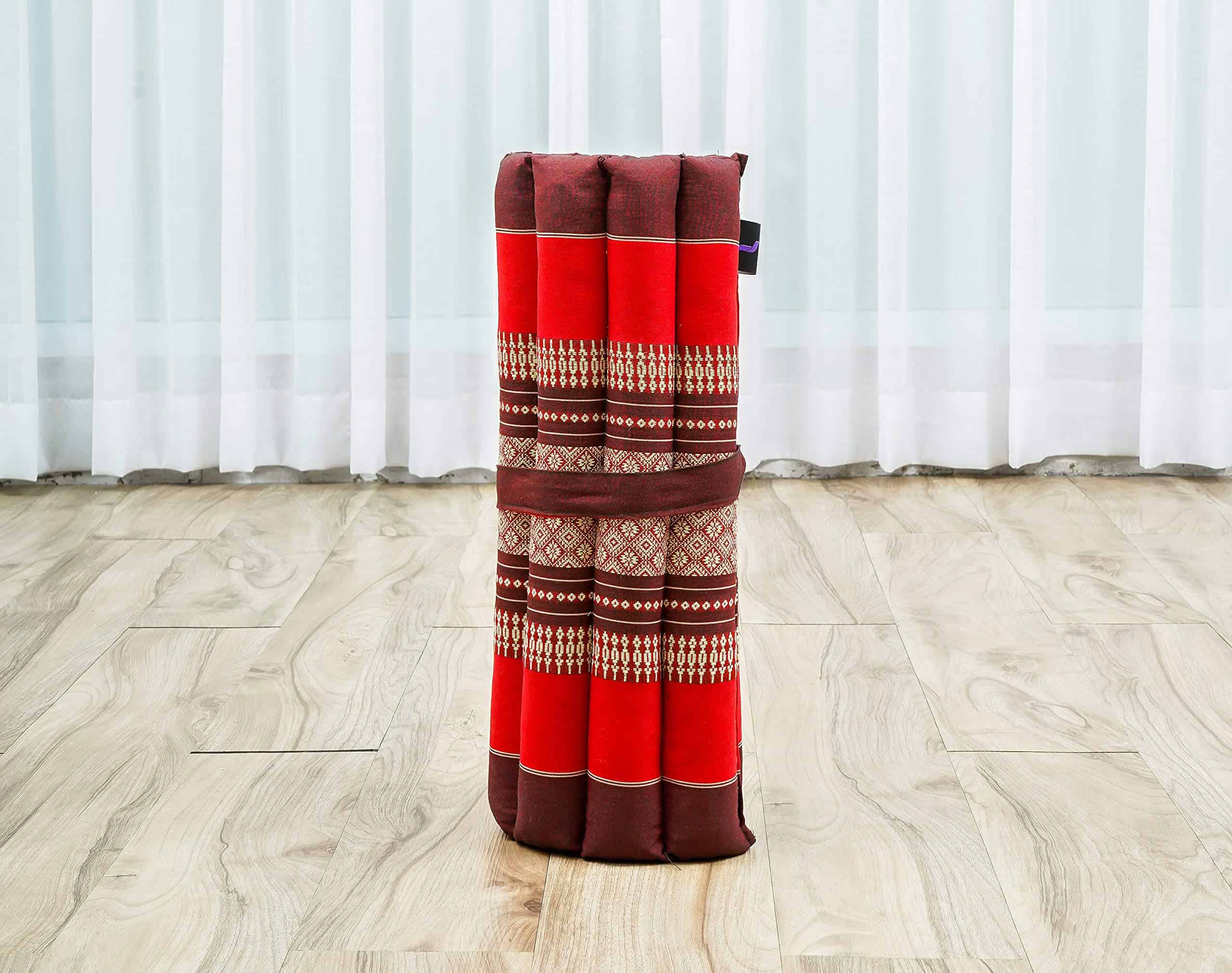 Set de Cojín de Meditación Leewadee - 1 -Rojo - Imagen 9