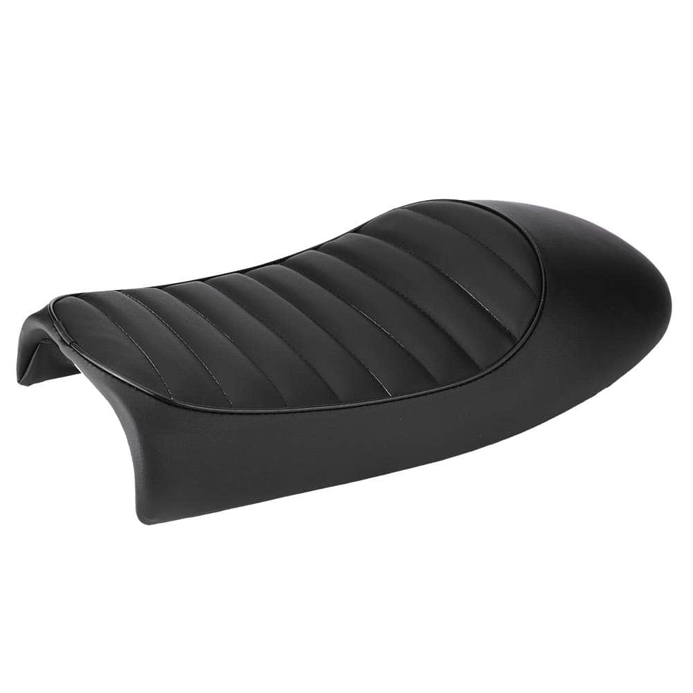 Asiento de Motocicleta Cuero PU Vintage Asiento de Carreras - Imagen 6