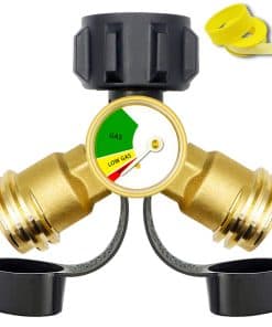 Divisor Adaptador para Tanque de Propano, Conectado a 2