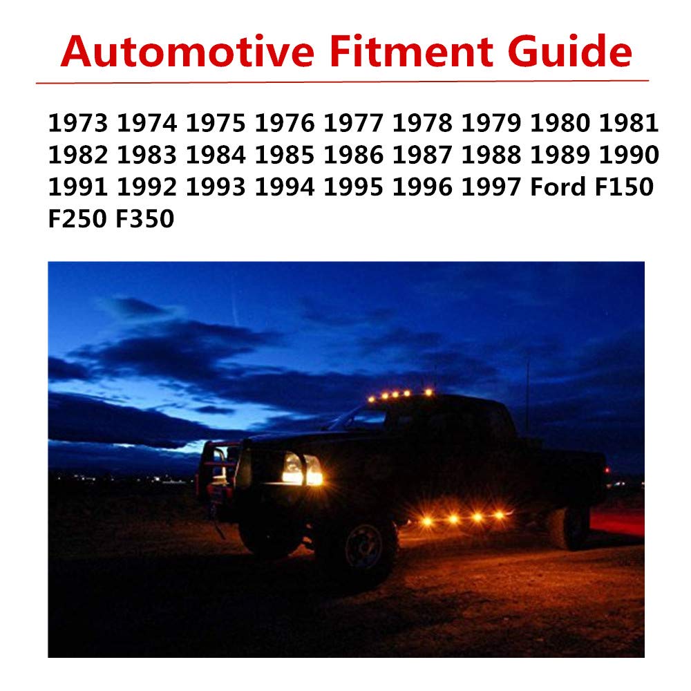 5 X Luces de Marcador de Techo Ámbar Blanco LED Compatible - Imagen 6