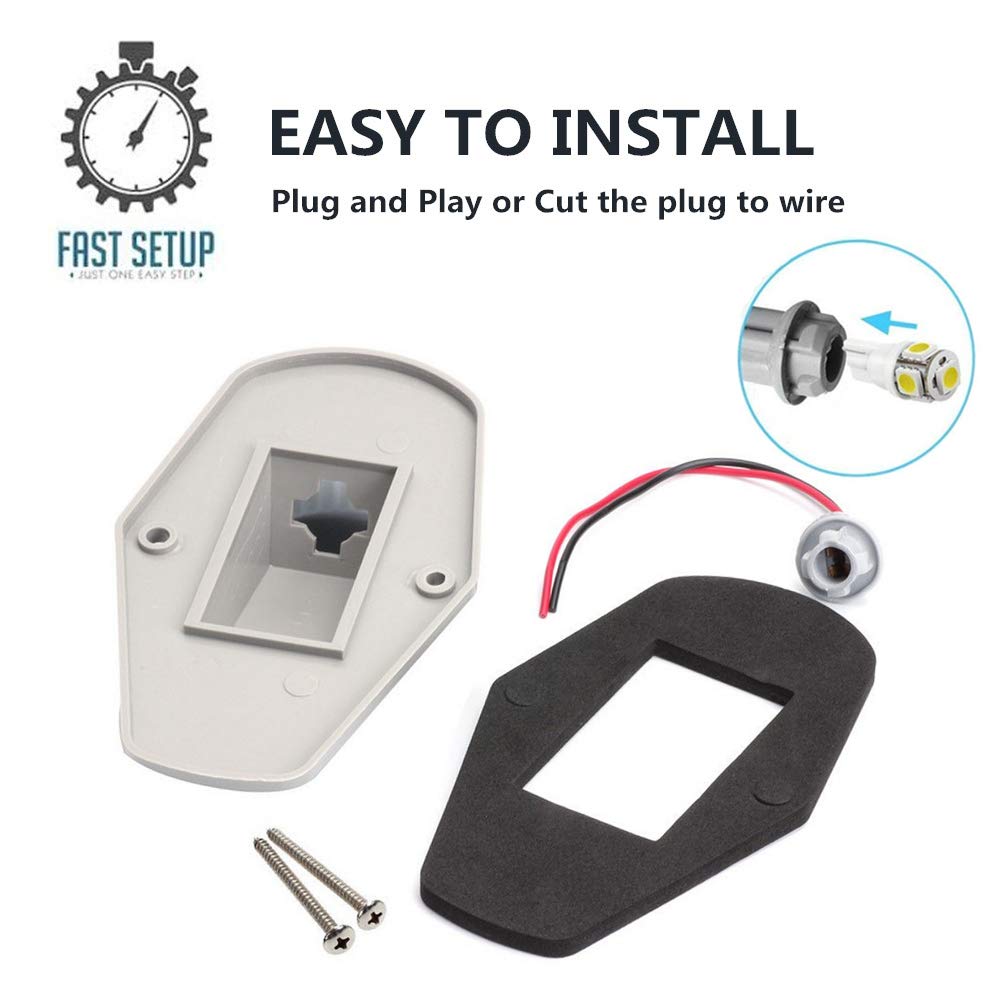 5 X Luces de Marcador de Techo Ámbar Blanco LED Compatible - Imagen 5