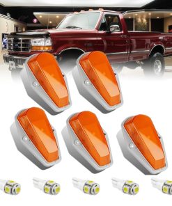 5 X Luces de Marcador de Techo Ámbar Blanco LED Compatible