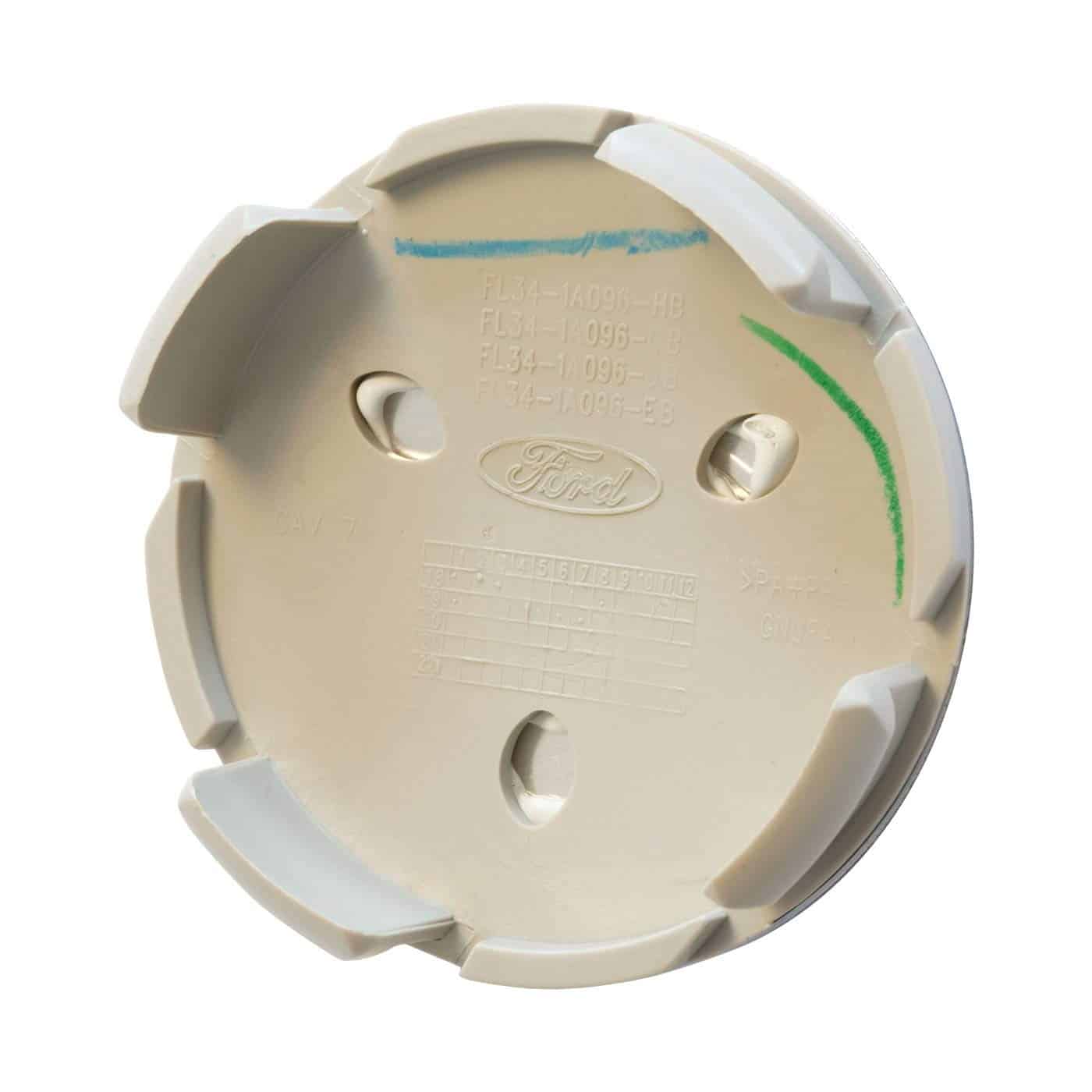 Kit de tapacubos negros cromados para ruedas de - Imagen 3