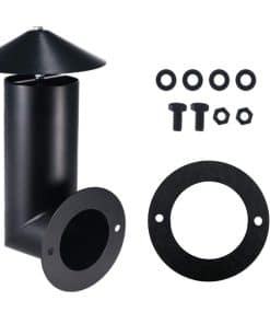 Kit de Chimenea y Tapa para Parrilla de Pellets para Pit