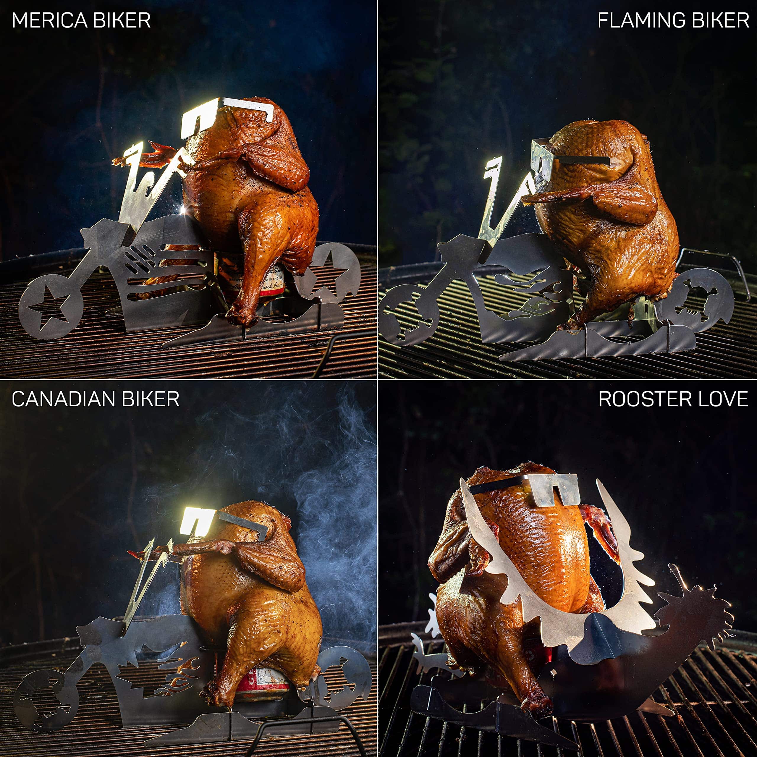 Soporte para Pollo en Lata de Cerveza La Canuck! Parrilla - Imagen 6