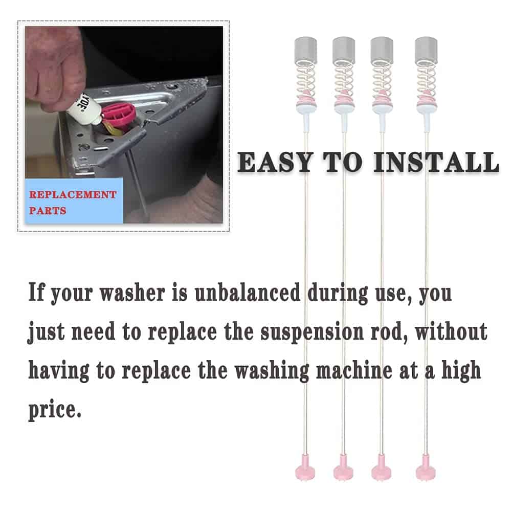 Barras de suspensión DC97-05280S mejoradas, 4 piezas 27.5 - Imagen 5