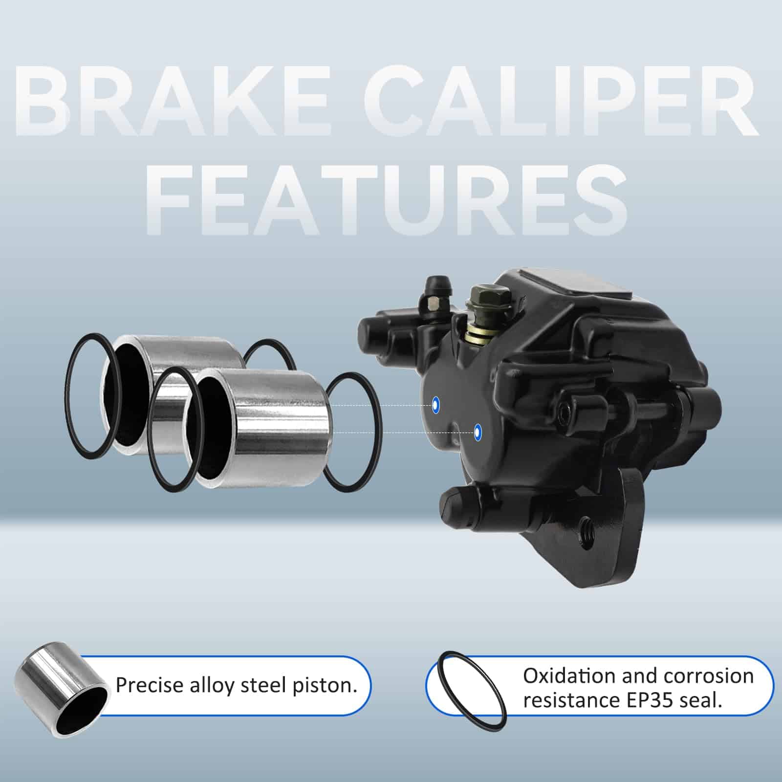 Juego de Pinzas de Freno Traseras Izquierda y Derecha M - Imagen 5