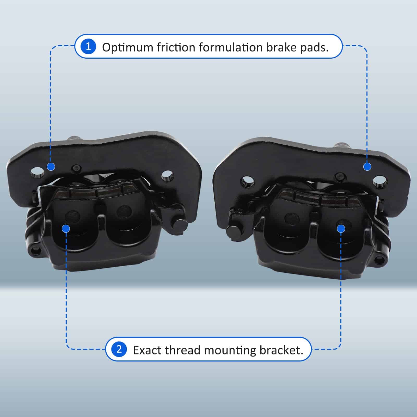 Juego de Pinzas de Freno Traseras Izquierda y Derecha M - Imagen 6