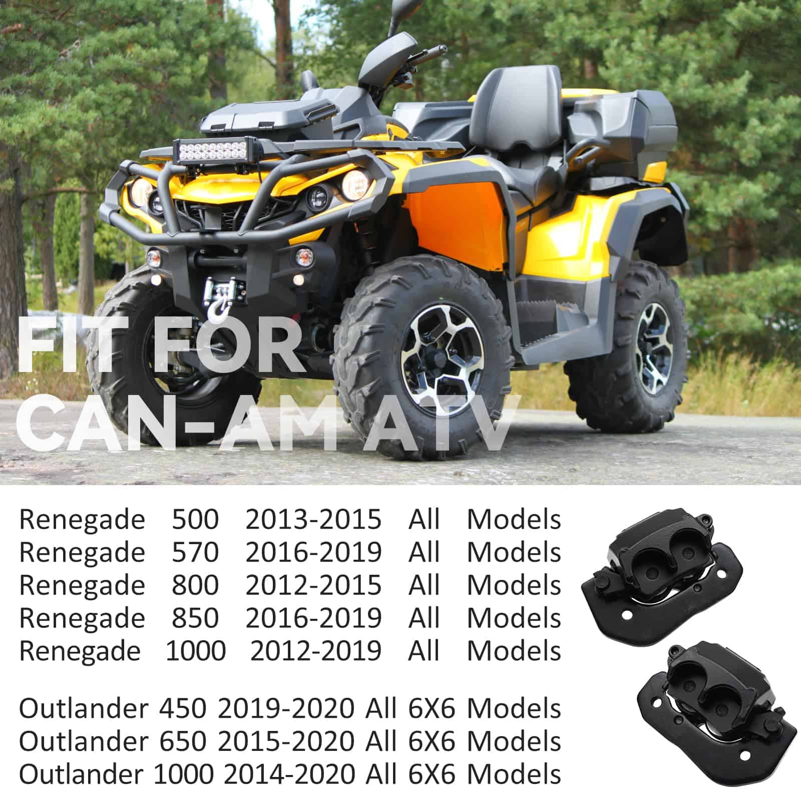 Juego de Pinzas de Freno Traseras Izquierda y Derecha M - Imagen 3