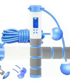 Cuerda para saltar digital con contador para ejercicios de