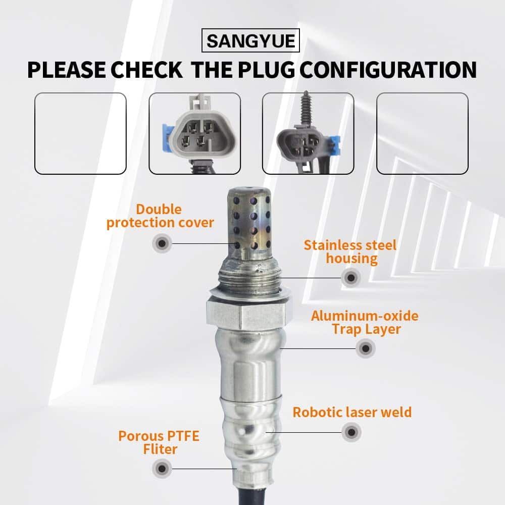 Sangyue 2X Sensor de Oxígeno para Chevrolet Malibu - Imagen 4