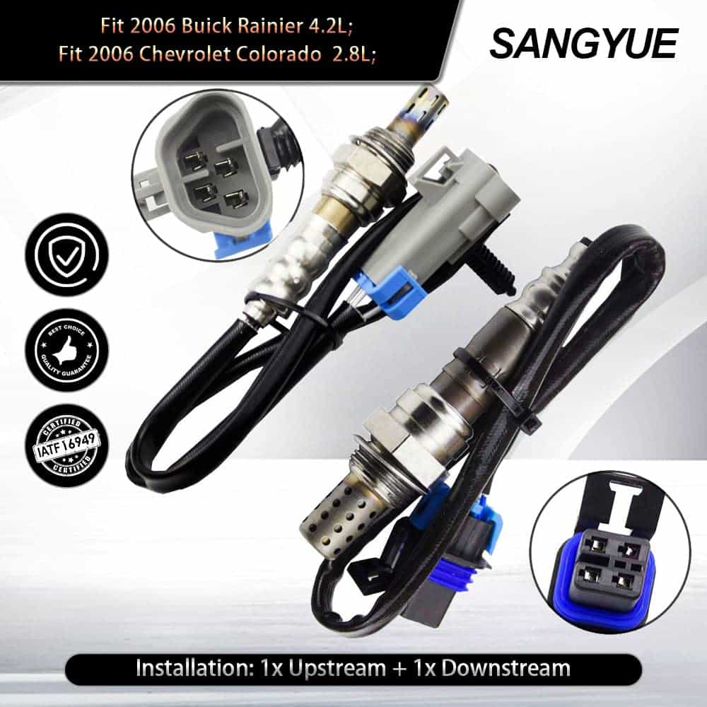 Sangyue 2X Sensor de Oxígeno para 2006 Chevrolet Colorado - Imagen 3