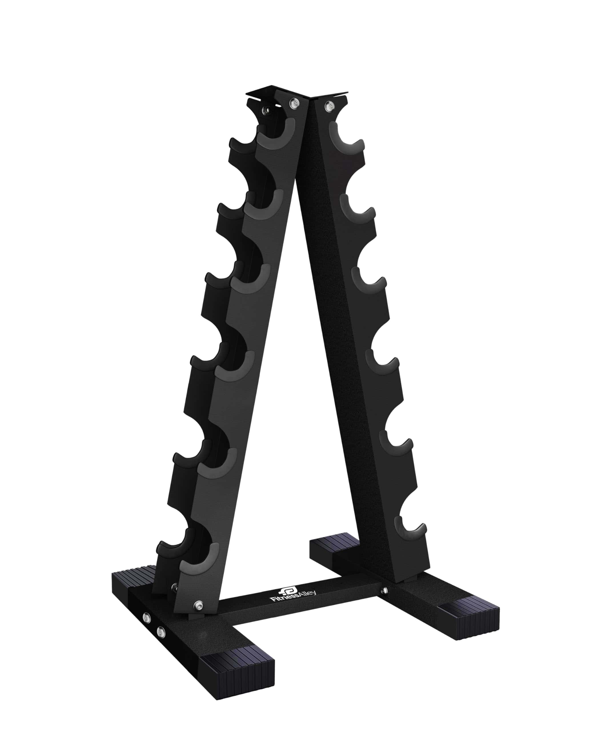 Estante de almacenamiento de pesas de 6 niveles Fitness