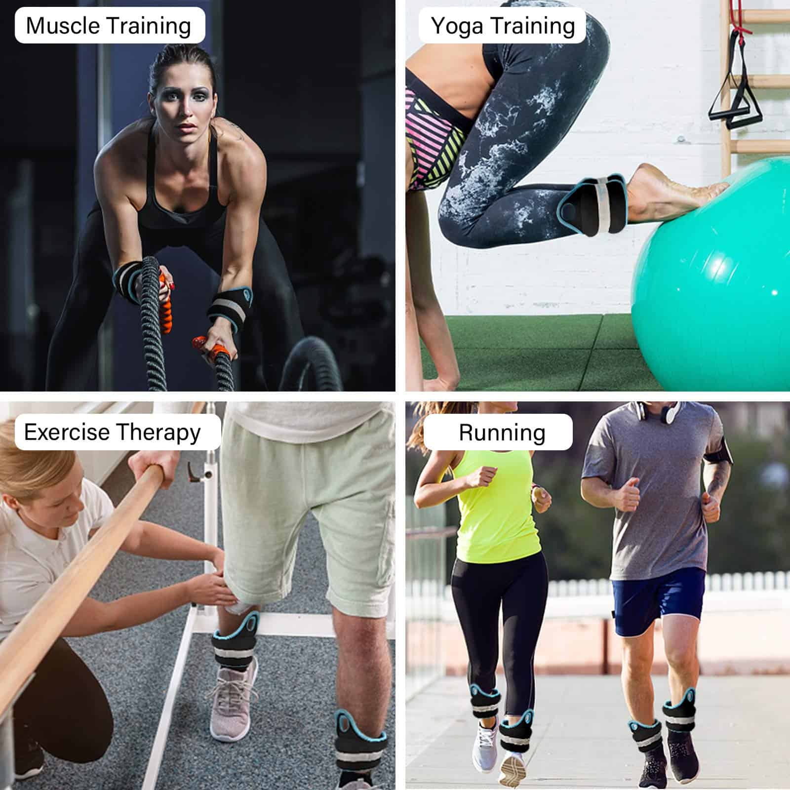 Juego de pesos ajustables NOOONFIX con pulgar 4 libras (2 - Imagen 8