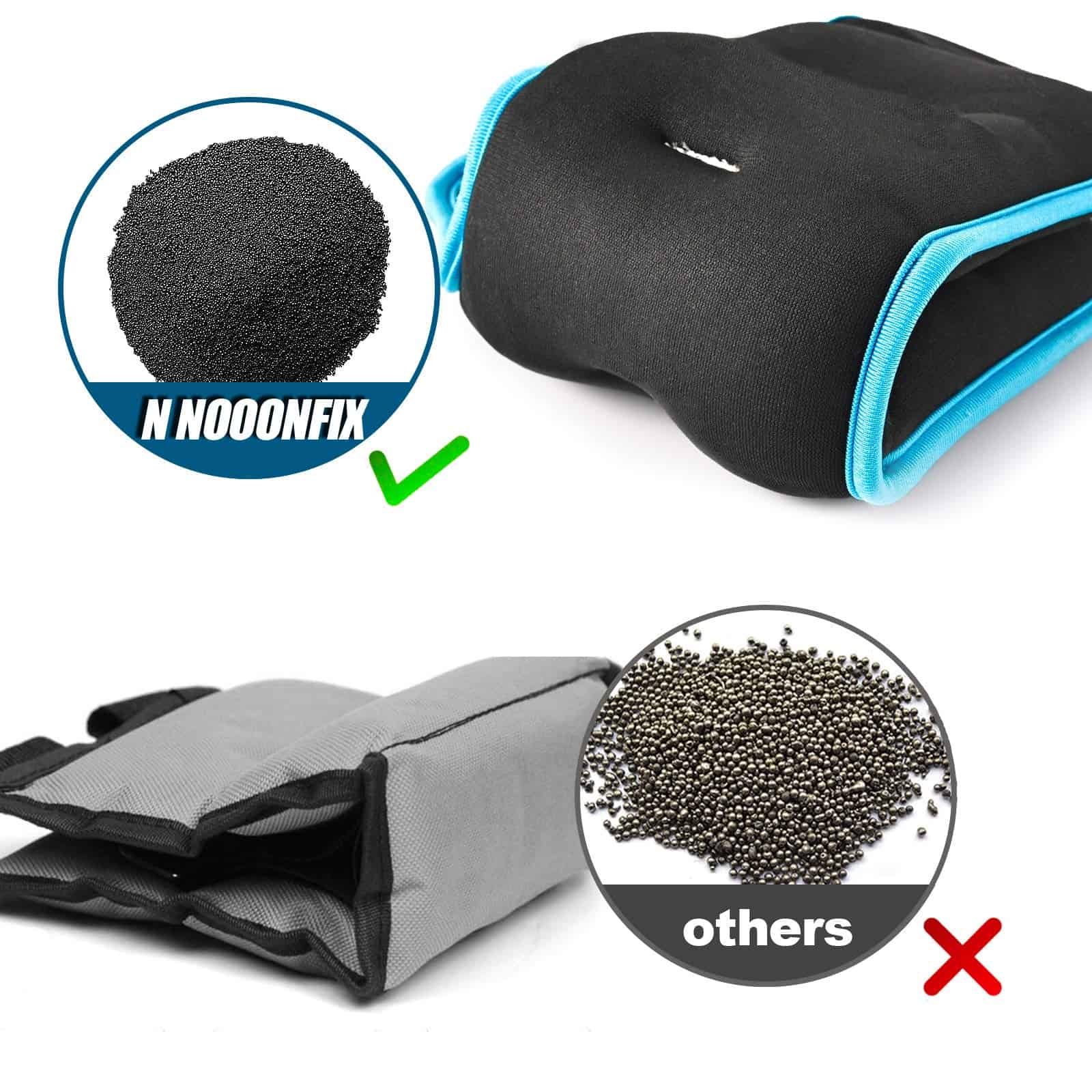 Juego de pesos ajustables NOOONFIX con pulgar 4 libras (2 - Imagen 6