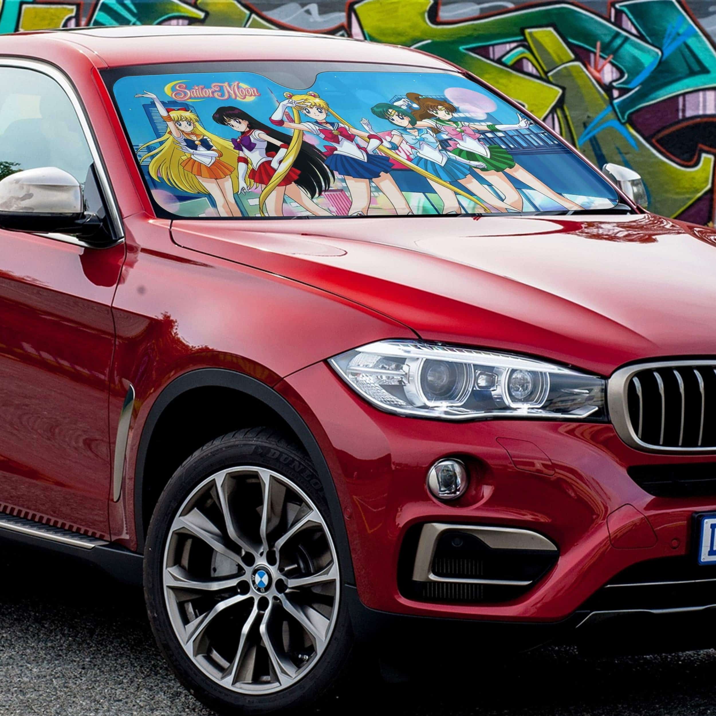 Parasol para auto de Sailor Moon con todas las Sailor - Imagen 6