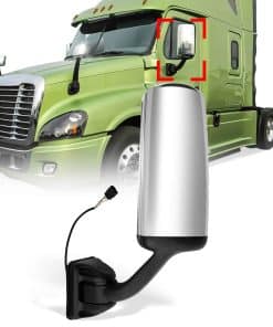 Espejo lateral cromado de alta calidad para puerta del