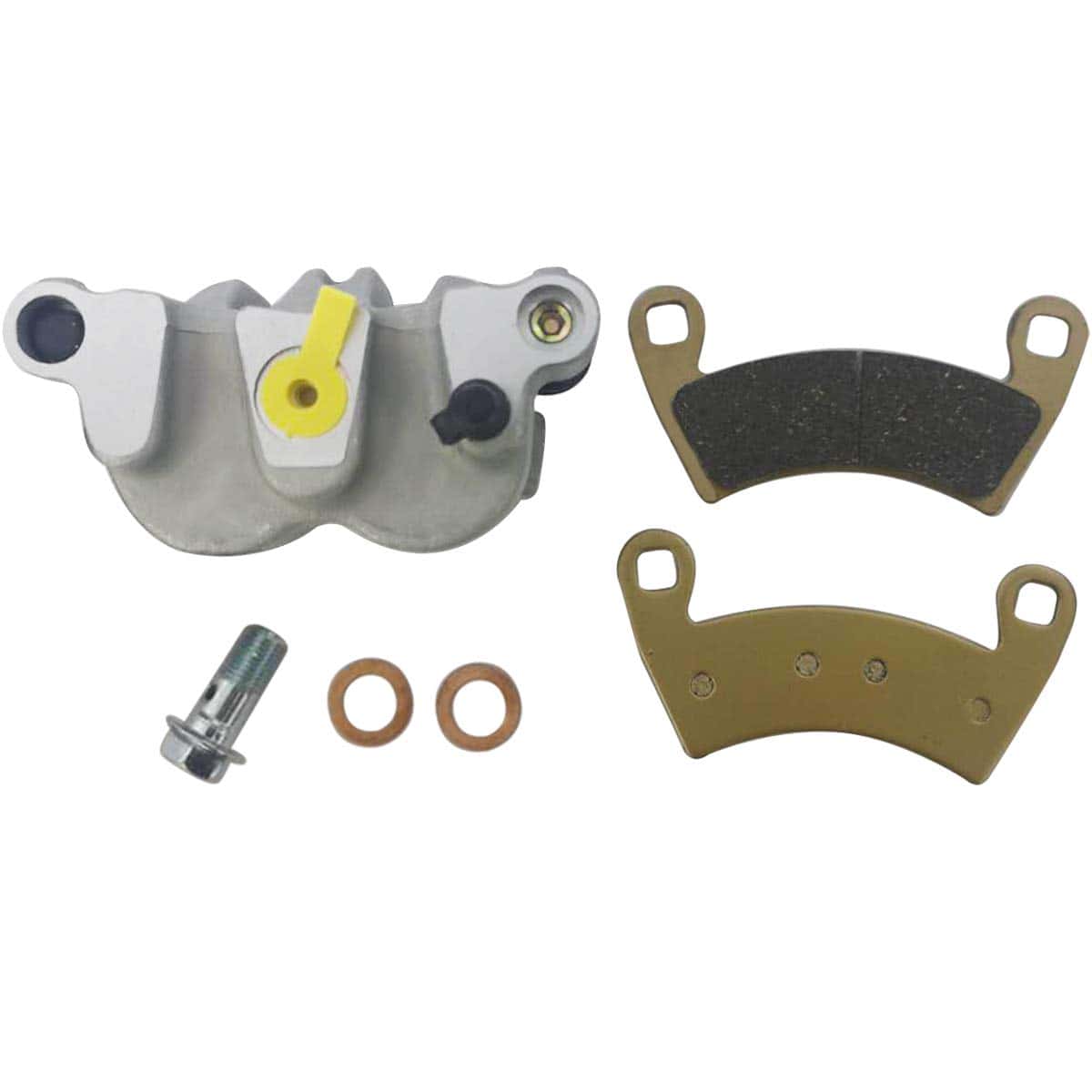 M MATI Pinza de Freno Delantero Izquierdo con Pastillas sin