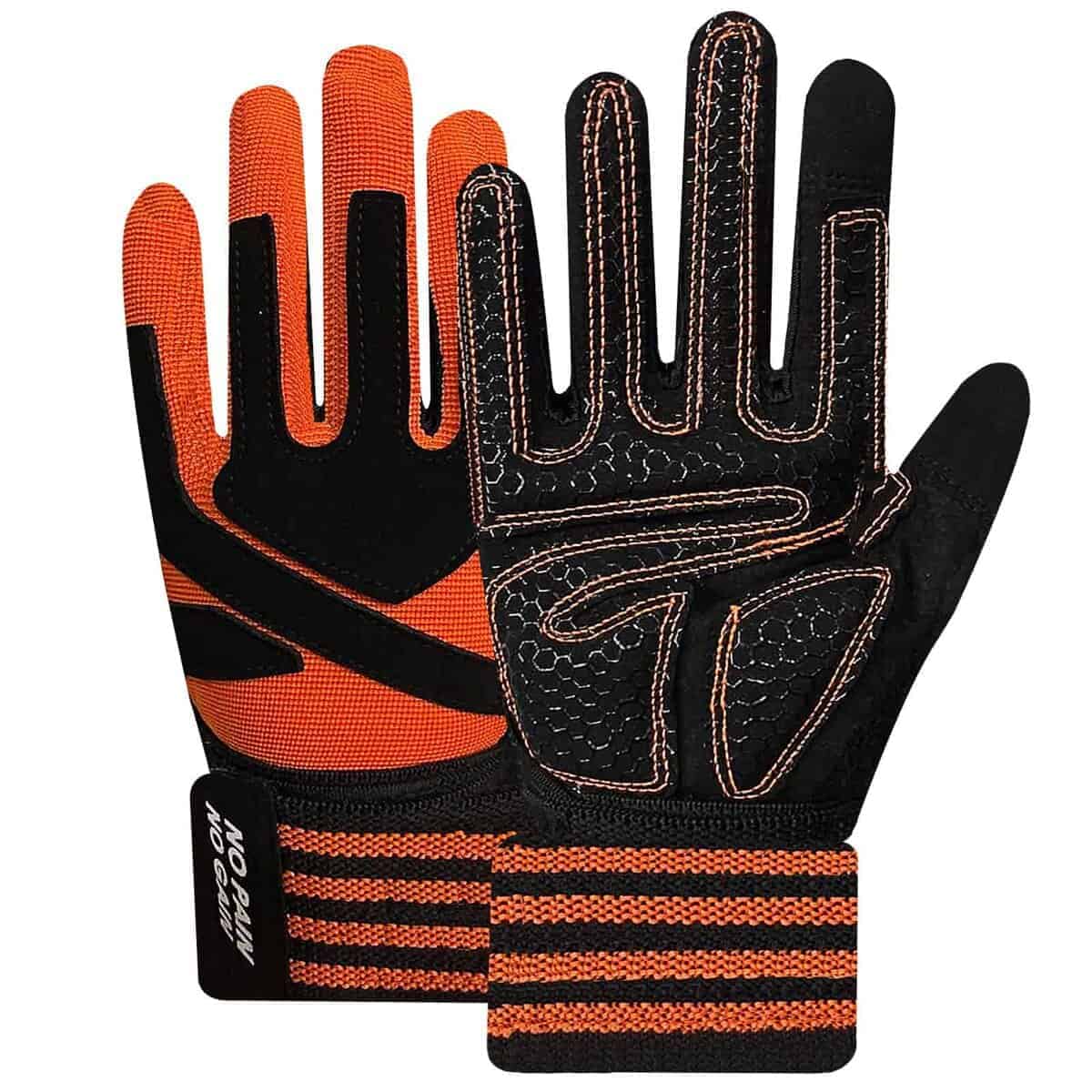 Guantes de levantamiento de pesas Full Finger TEN con