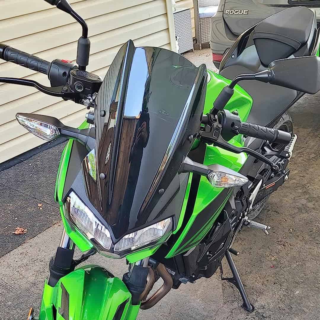 Deflector de parabrisas para motocicleta -Smoke