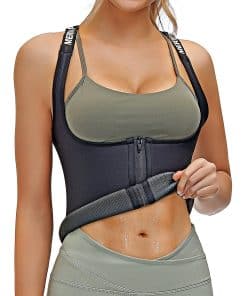 Chaleco de entrenamiento de cintura MERMAID'S -Negro