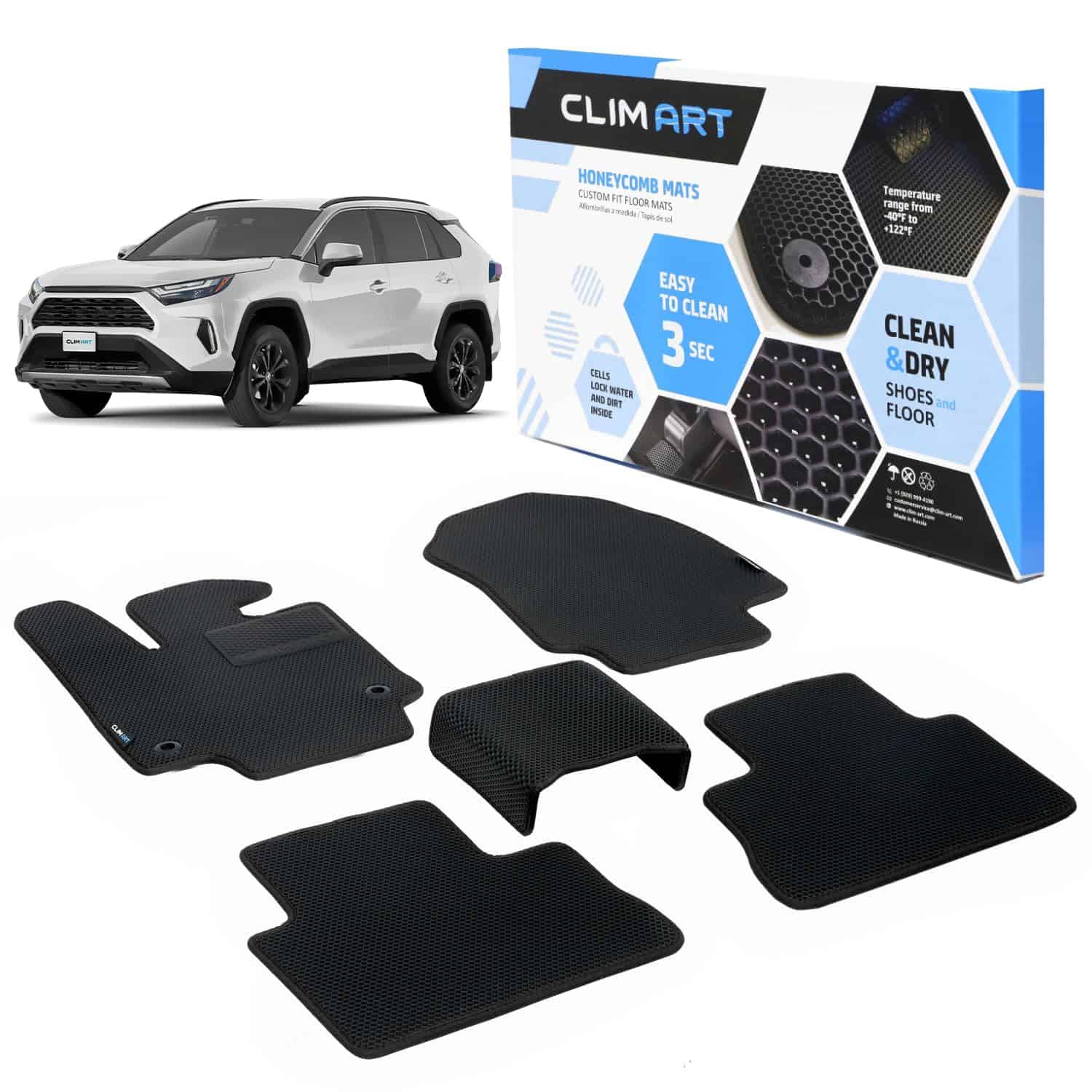 CLIM ART Tapetes a Medida WaterTrap para Toyota RAV4