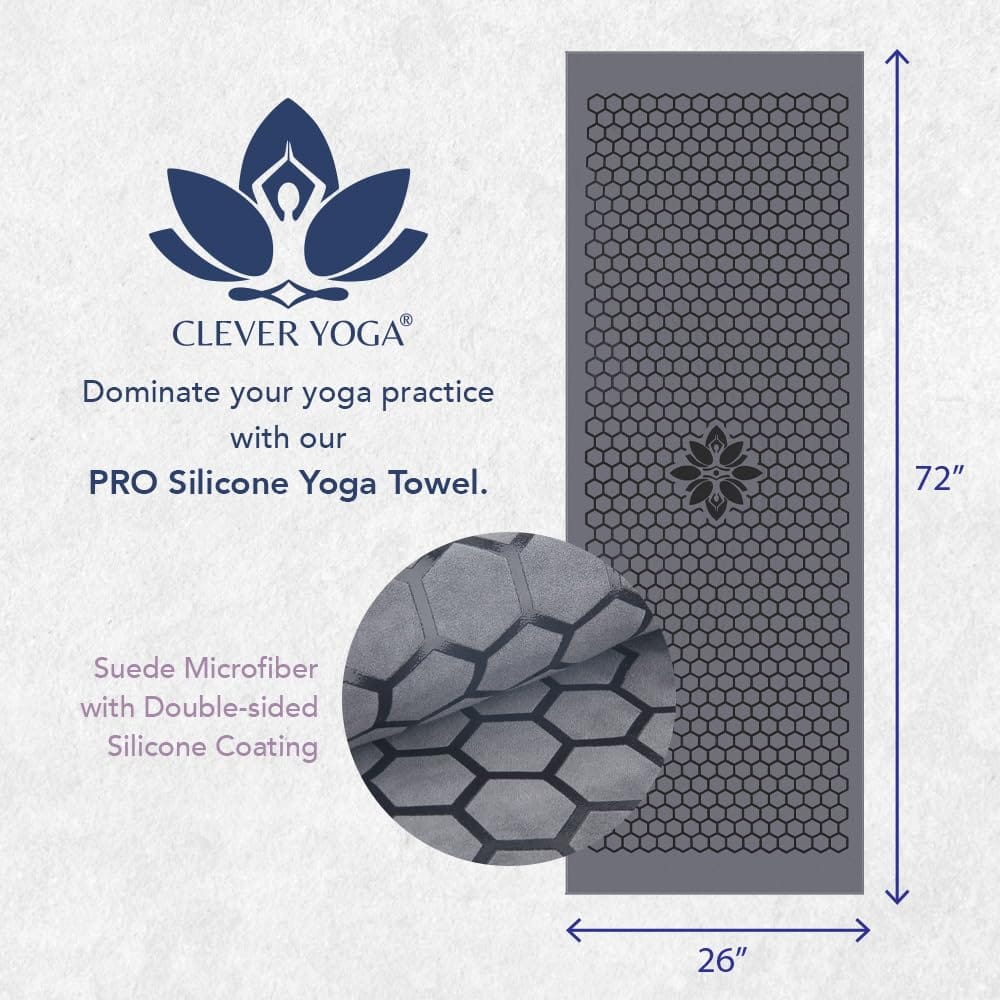 Tapete de Yoga Caliente Antideslizante Clever Yoga - Toalla - Imagen 10