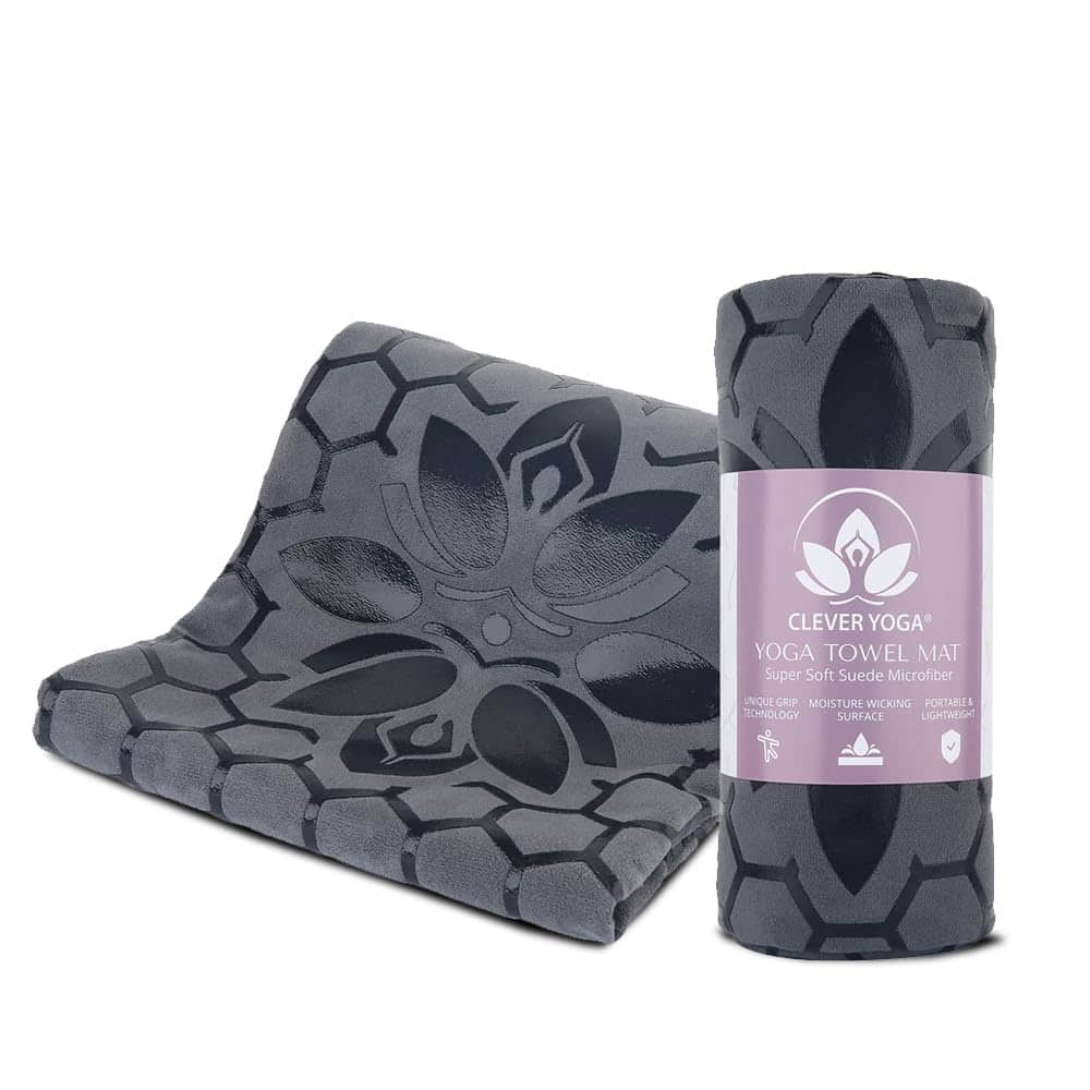 Tapete de Yoga Caliente Antideslizante Clever Yoga - Toalla