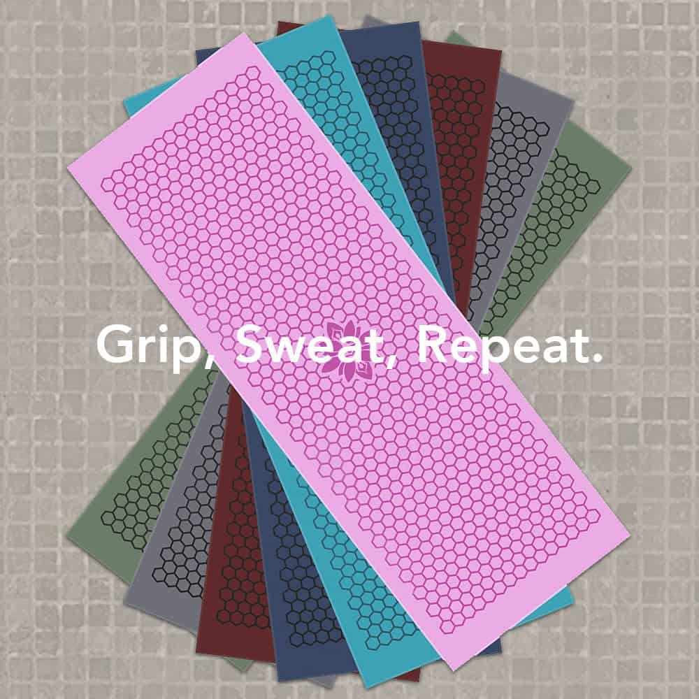 Tapete Toalla de Yoga Antideslizante Clever Yoga - Absorbe - Imagen 11