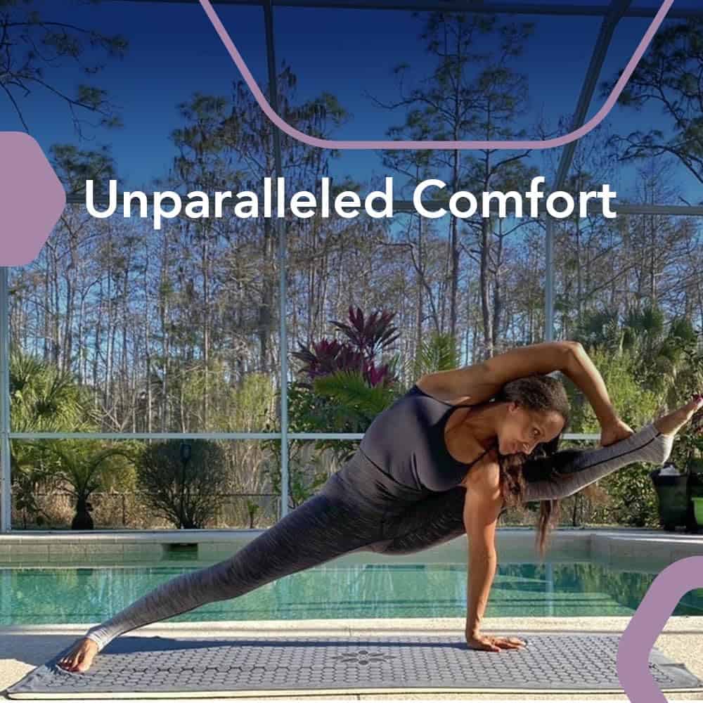 Tapete de Yoga Caliente Antideslizante Clever Yoga - Toalla - Imagen 4