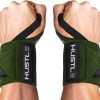 Muñequeras para Levantamiento de Pesas -Verde Militar