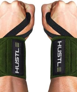 Muñequeras para Levantamiento de Pesas -Verde Militar