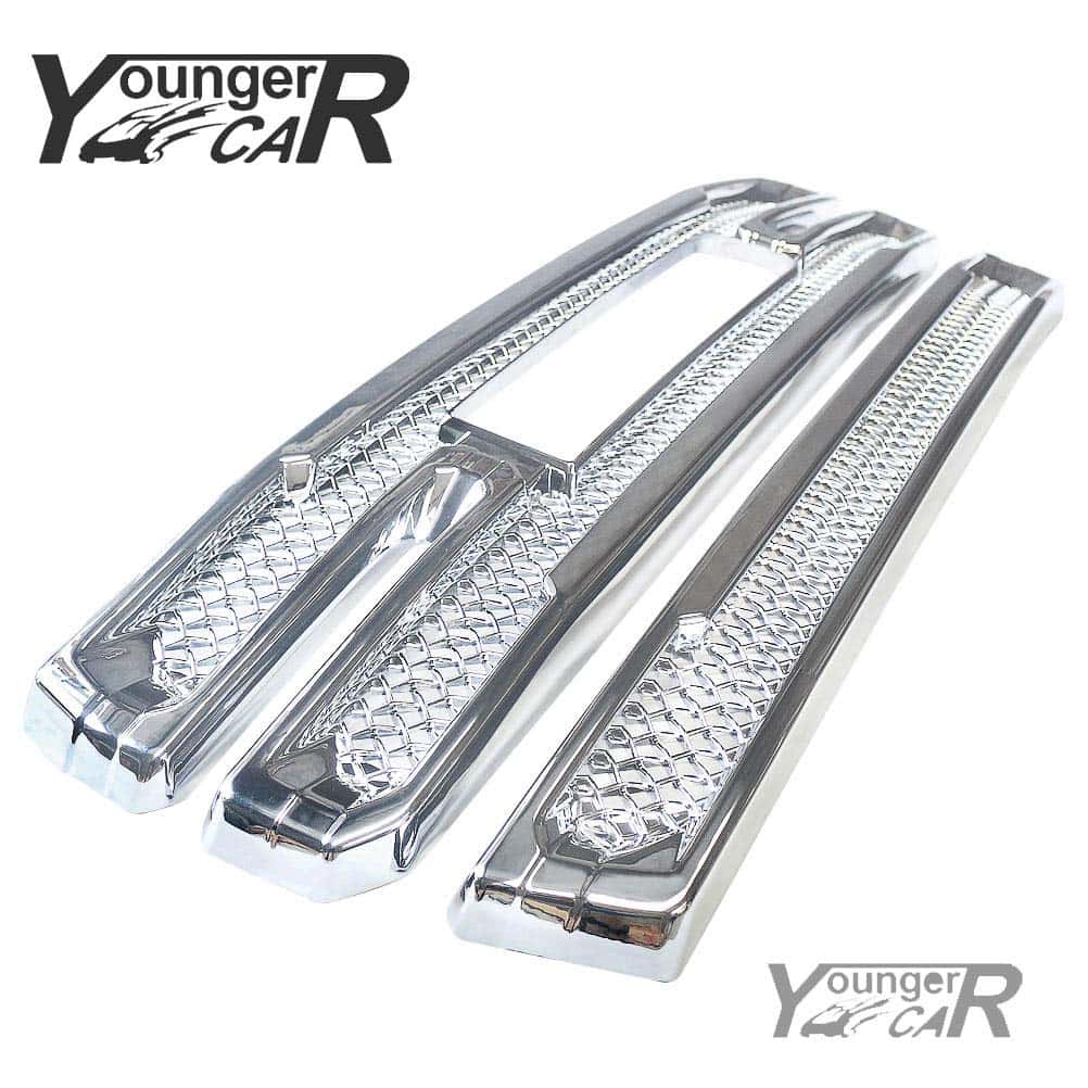 Cubiertas de parrilla YOUNGERCAR para GMC Sierra 1500 SLT - Imagen 8