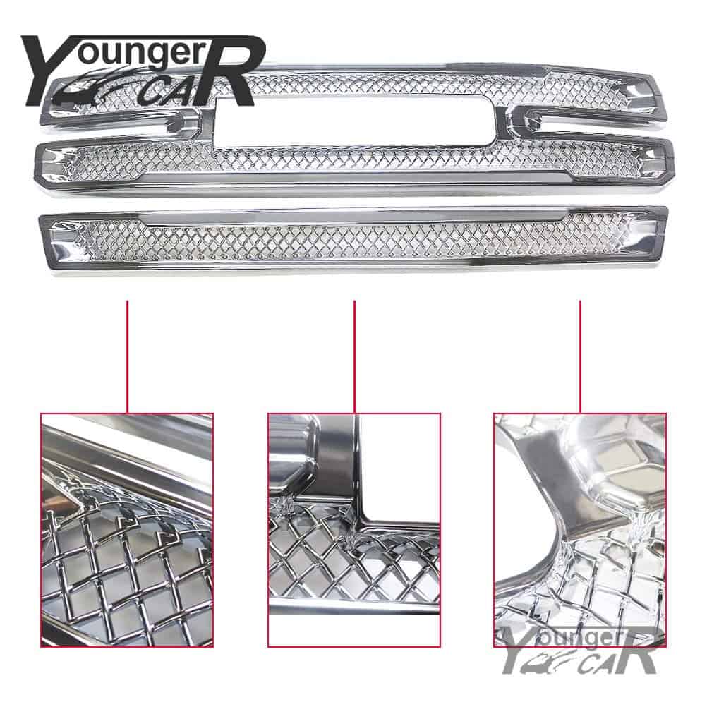 Cubiertas de parrilla YOUNGERCAR para GMC Sierra 1500 SLT - Imagen 6