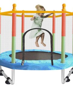 Trampolín para niños de 1 a 8 años, 55'' -Rojo-Verde-Azul
