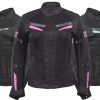CHAQUETA DE MOTOCICLETA DE MALLA PARA MUJERES ACG