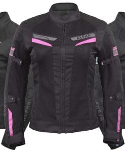 CHAQUETA DE MOTOCICLETA DE MALLA PARA MUJERES ACG