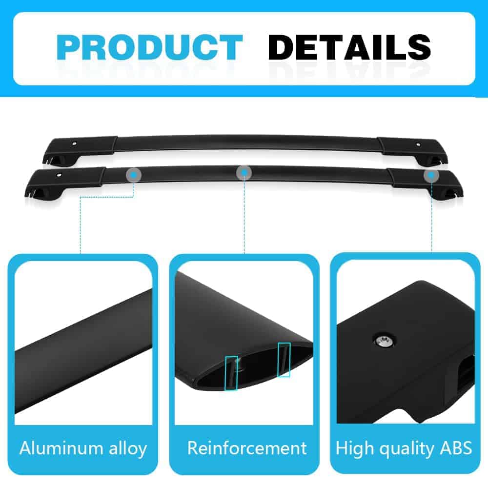 Barras transversales para racks de techo para Dodge JCUV - Imagen 3