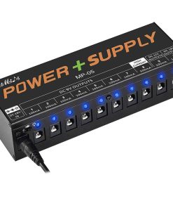 MIMIDI Guitar Pedal Power Supply, 10 Salidas DC Aisladas