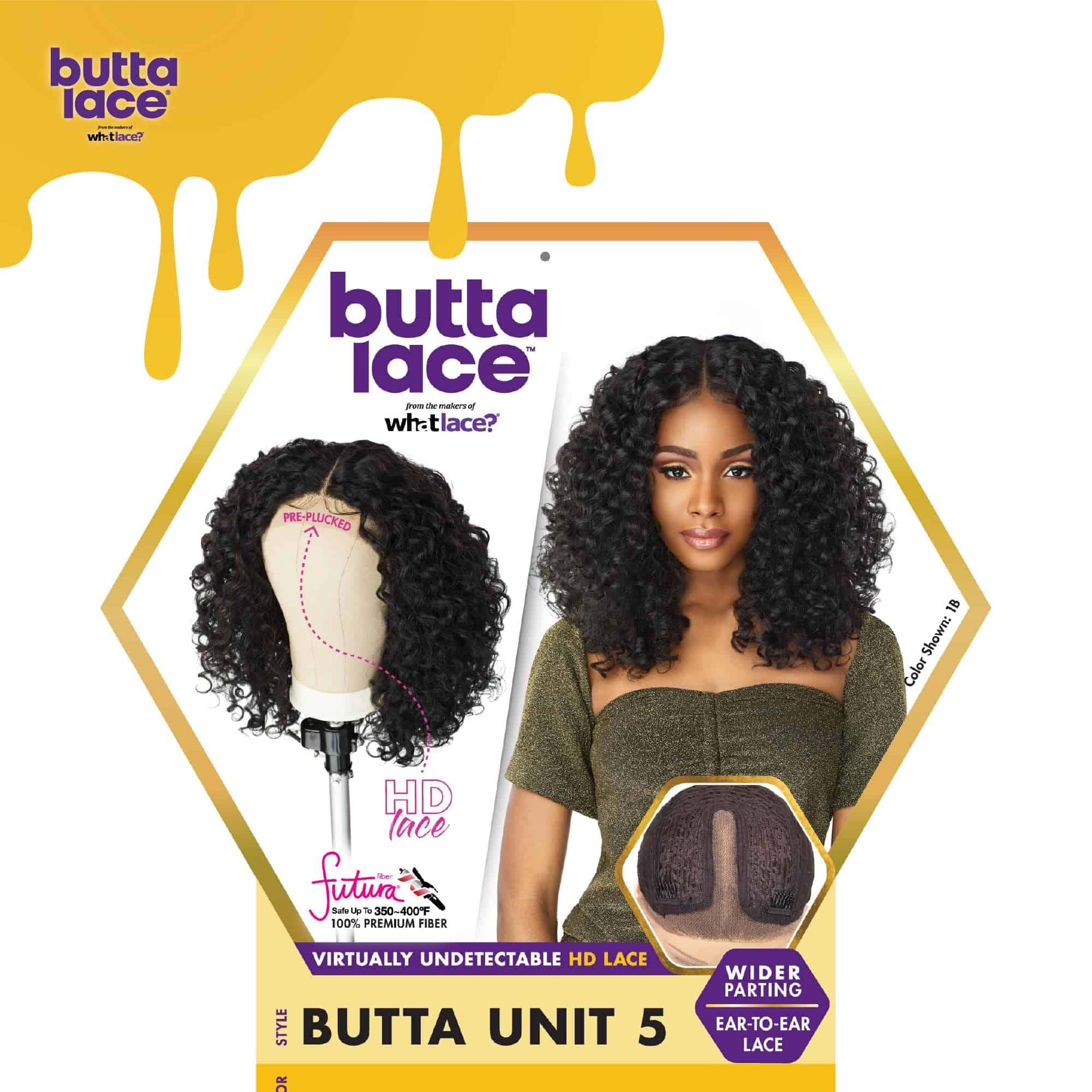 Peluca Sensationnel Butta Lace - Unidad 5 Extra Ancho 5 - Imagen 8