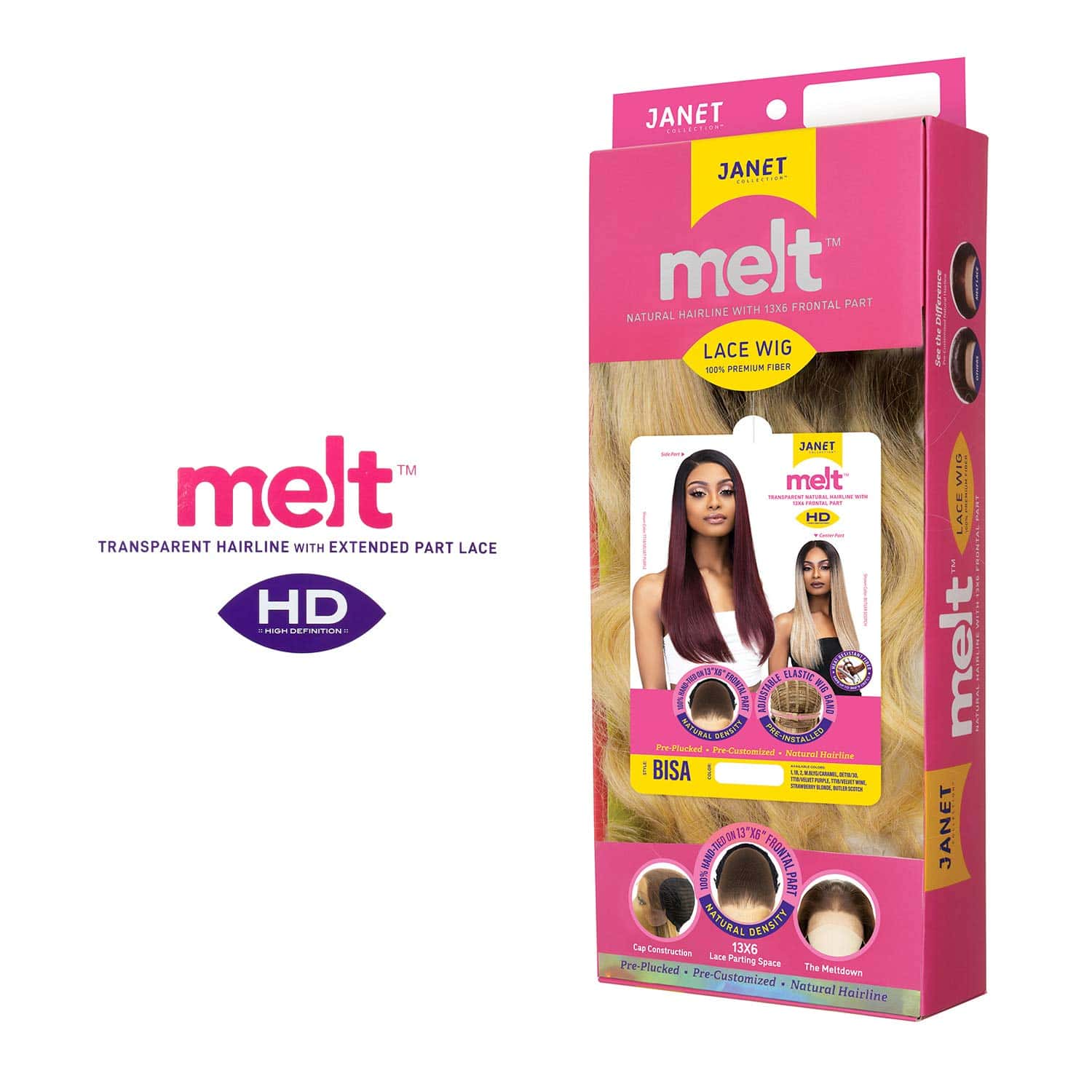 Peluca Janet Collection Melt 13x6 Frontal Part Lace BISA (1) - Imagen 5