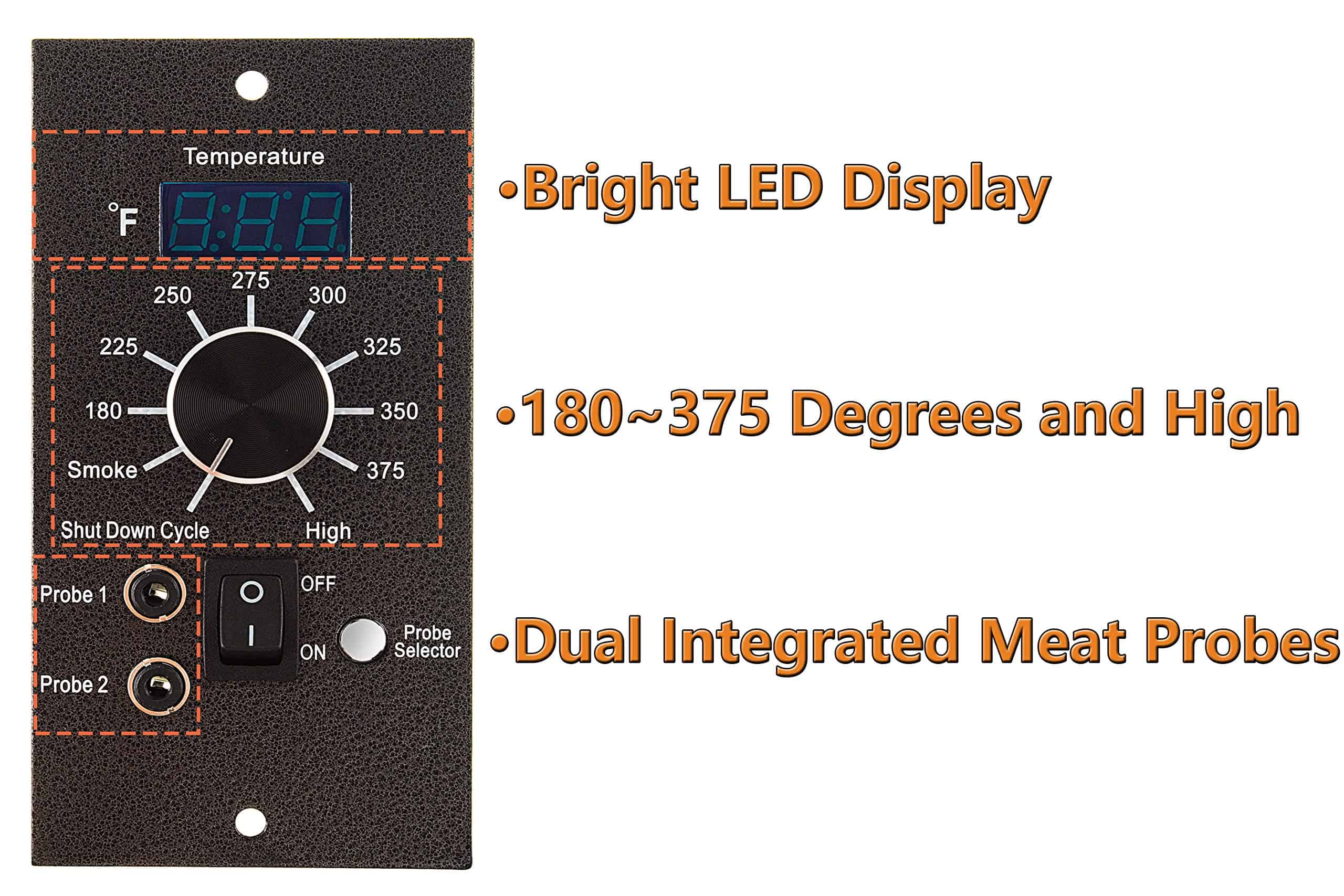 Controlador Digital Pro con Sondas de Carne para Parrillas - Imagen 3