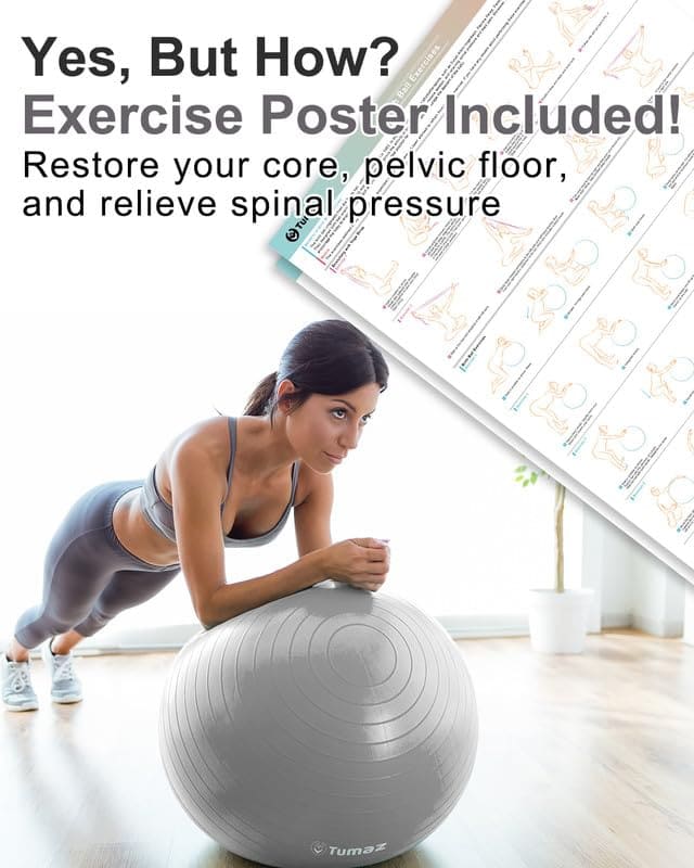 Pelota de parto Tumaz para embarazo y parto - Incluye - Imagen 7