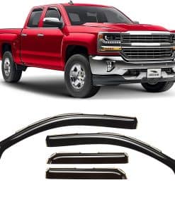 Deflectores de Lluvia Voron Glass en Canal de Vidrio Extra