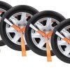Mytee Products (Paquete de 4 Correas de Guinche con Anillo