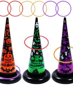 Juegos de Anillo Inflable con Sombrero de Bruja Dokeawo