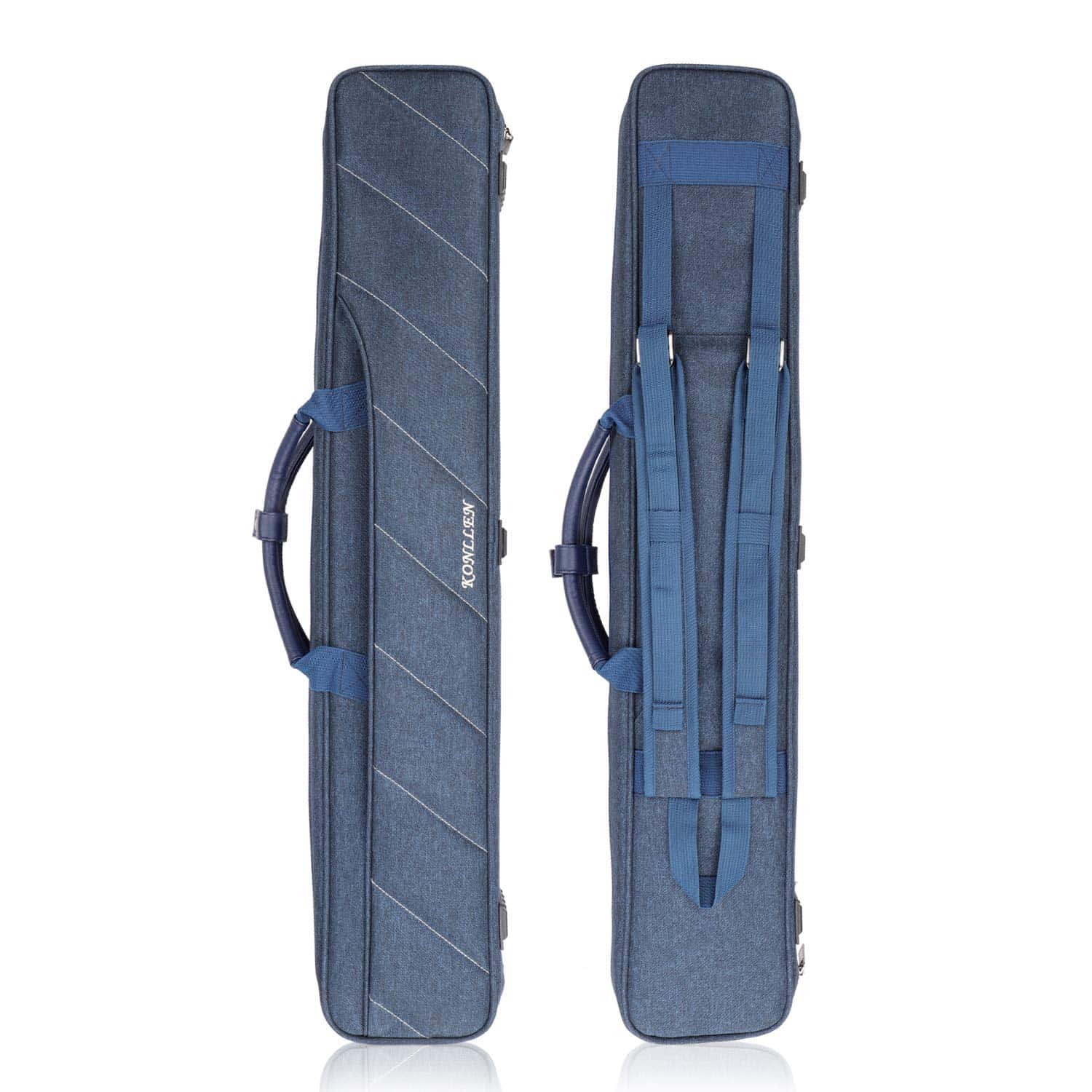 Funda para taco de billar KONLLEN 3x4 de tela Oxford (Azul)