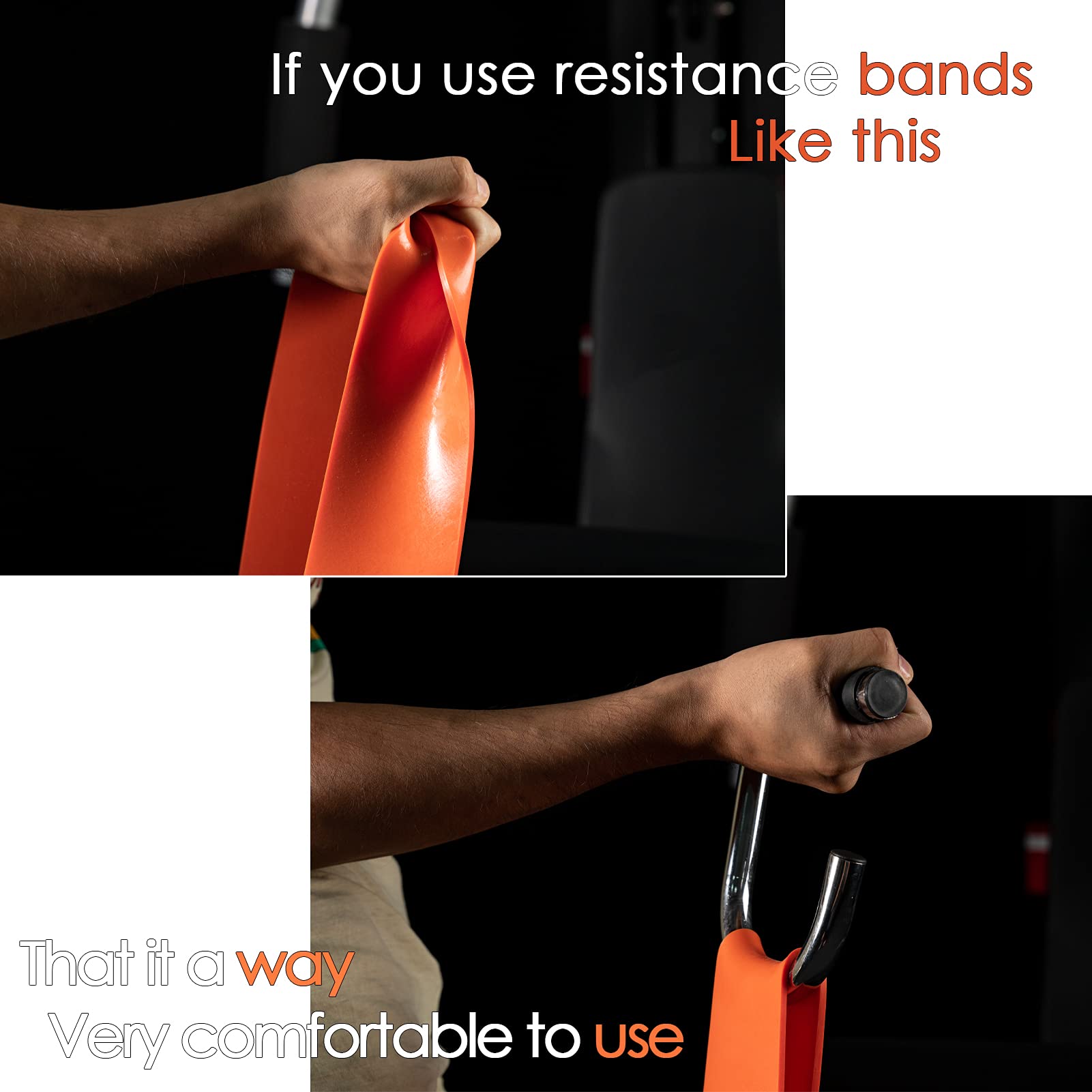 ACBEE Upgrated Pull Up Assistance Resistance Bands Handles, - Imagen 5