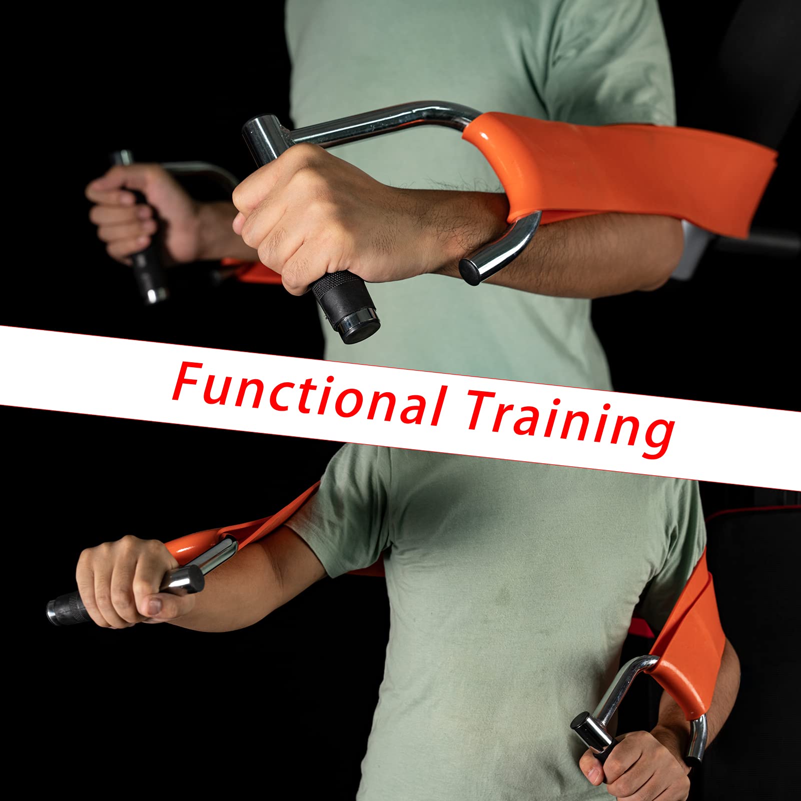 ACBEE Upgrated Pull Up Assistance Resistance Bands Handles, - Imagen 4